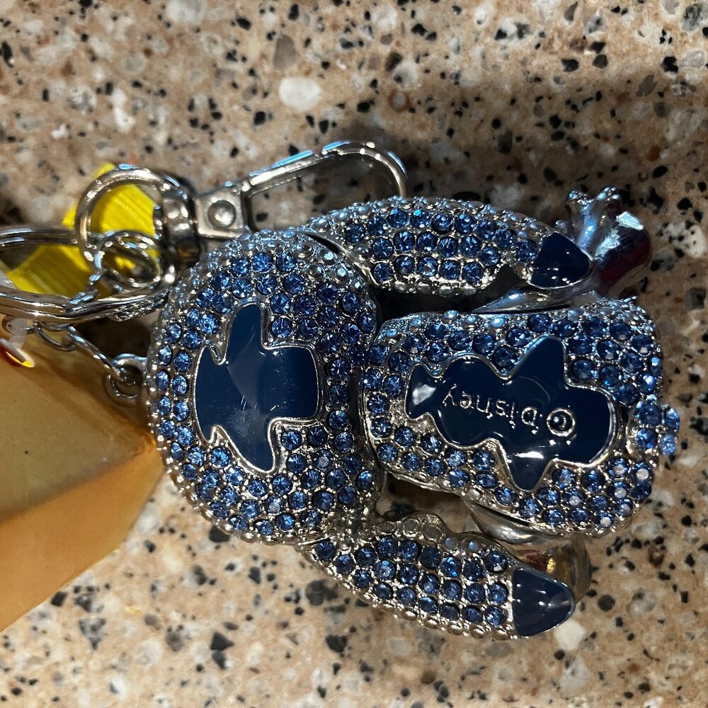 Disney Stitch Bling Rhinestone Bag Clip Keychain !! NIB!!! - Picture 6 of 7